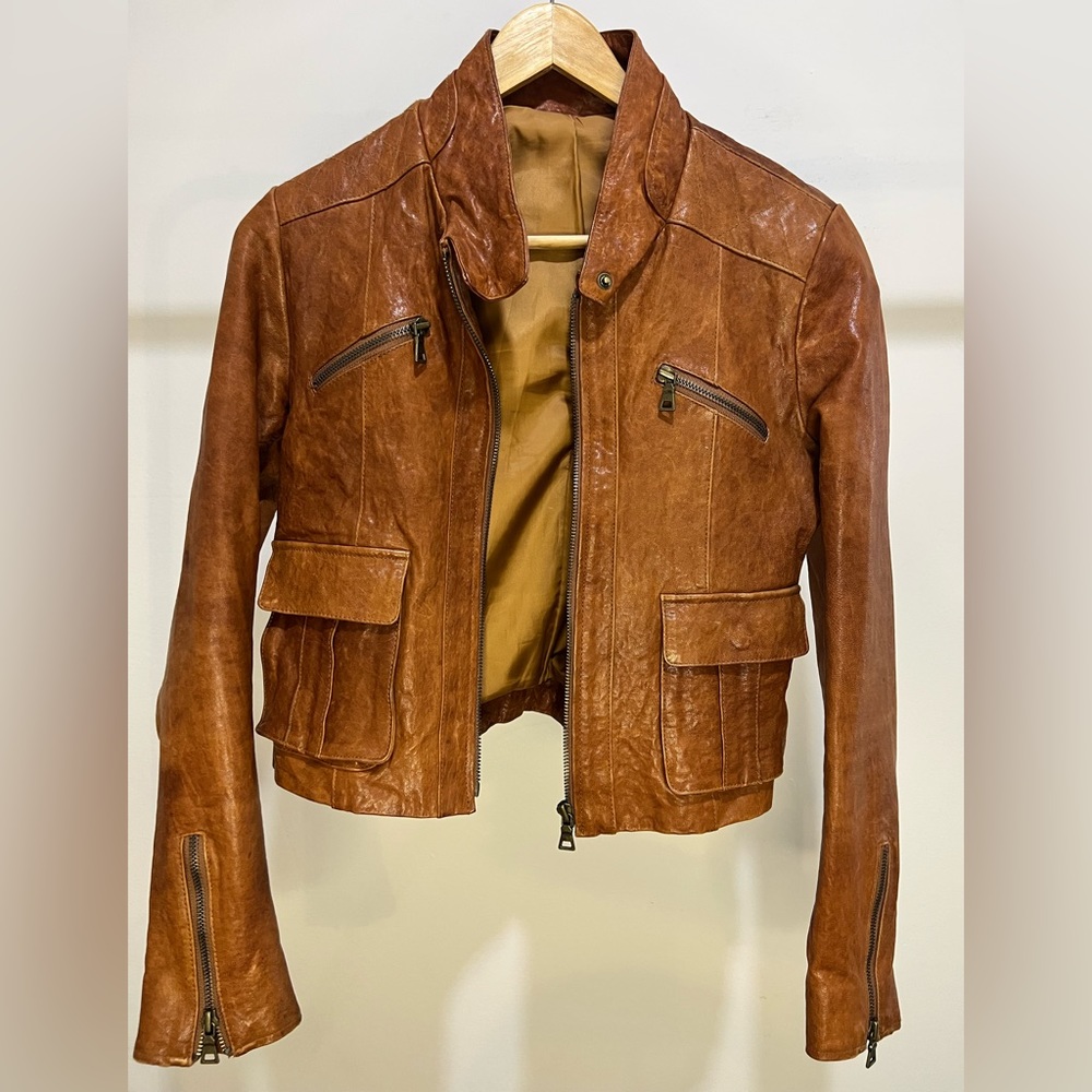 Brown Leather Jacket